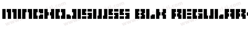 MinchoJISW55 Blk Regular字体转换